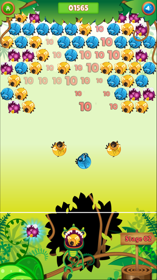 Jackie the Chameleon Game Progress Screenshot.