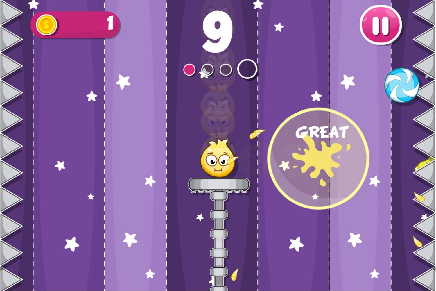 Jelly vs Candy Game Play Screenshot.