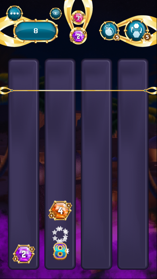Jewelry Mergis Game Start Screenshot.
