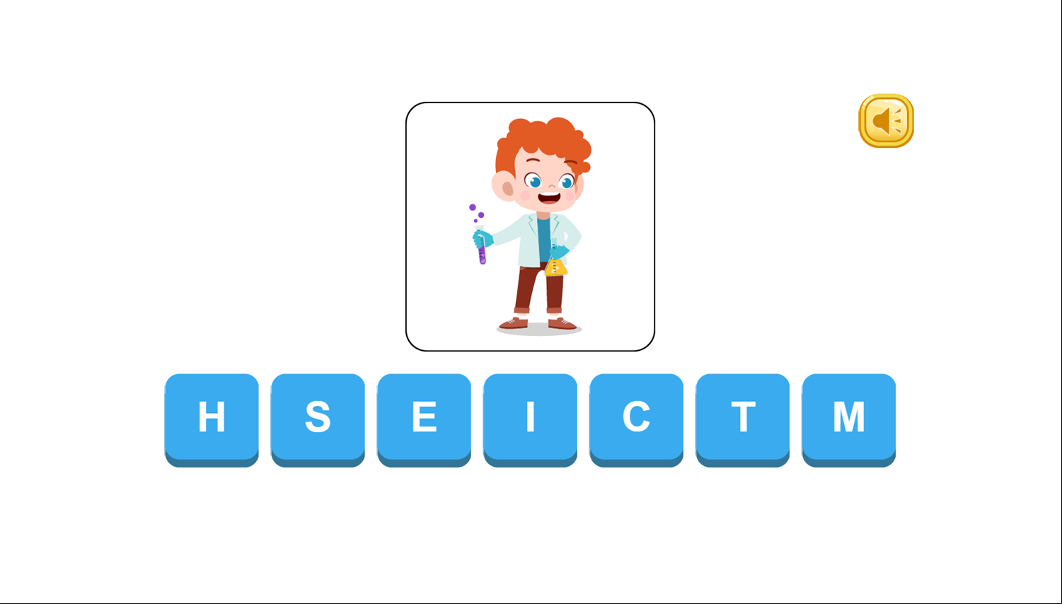 Jobs Word Sort for Kids Game Next Level Screenshot.