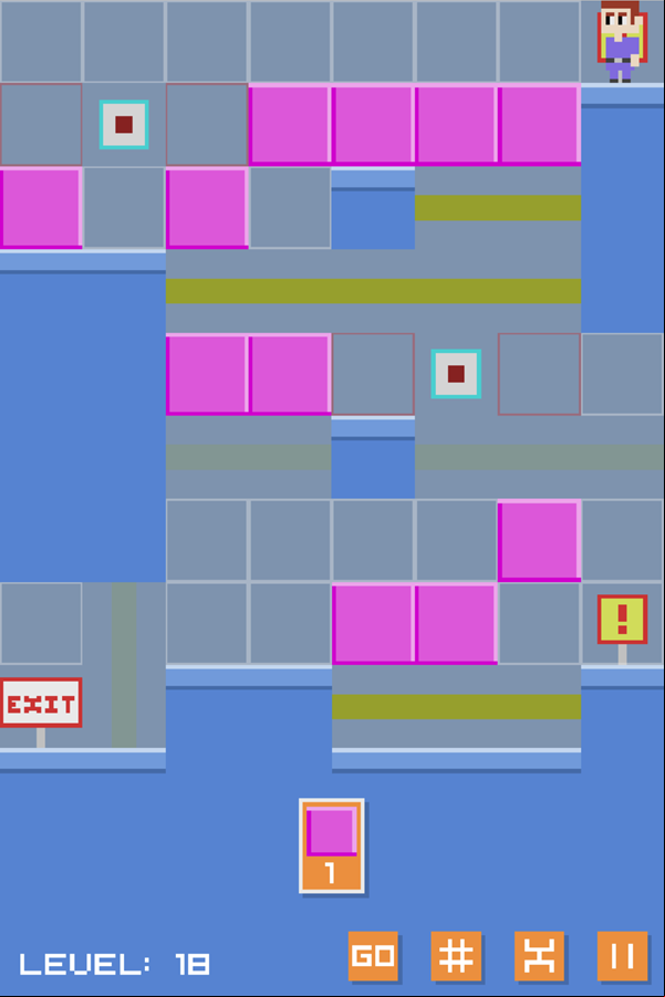 Joe Lost 1 Game Level 18 Walkthrough Screenshot.
