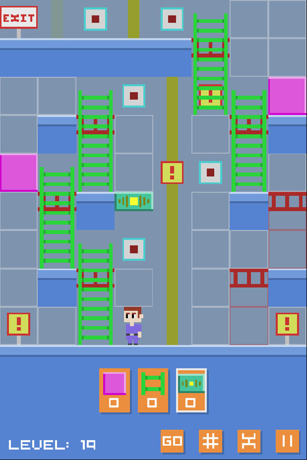 Joe Lost 1 Game Level 19 Walkthrough Screenshot.