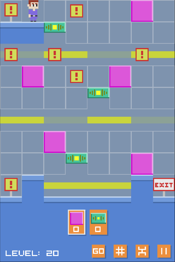 Joe Lost 1 Game Level 20 Walkthrough Screenshot.