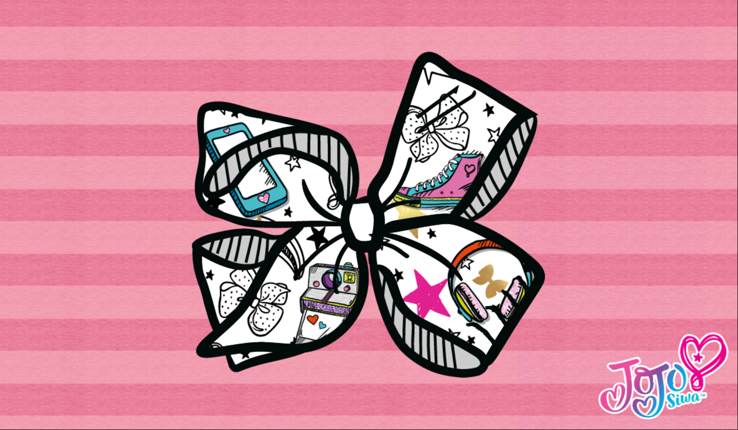 Jojo Siwa Bow Creator Game Complete Screenshot.