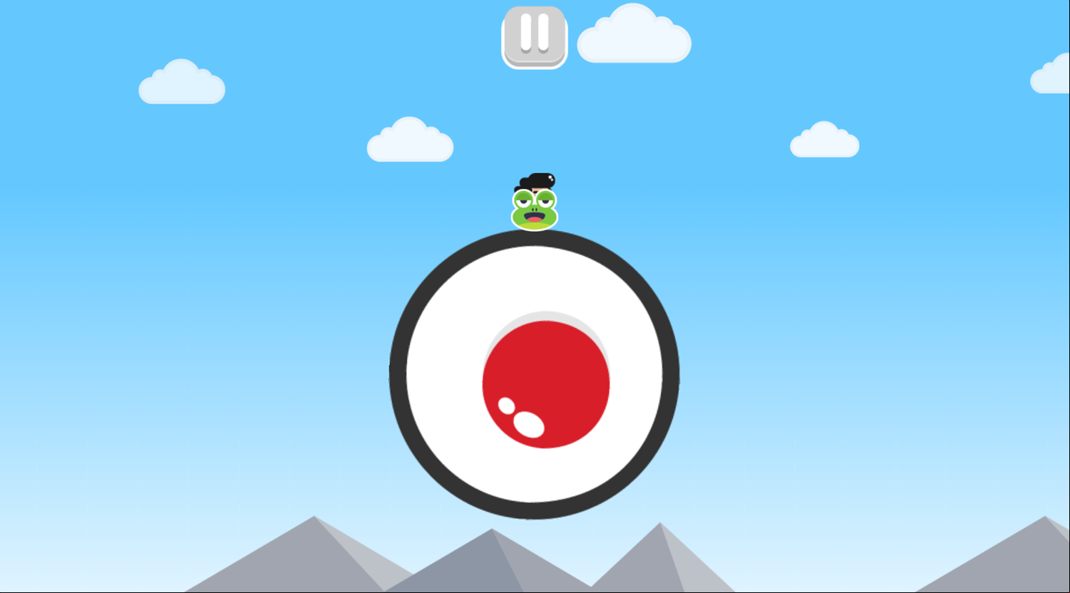 Jump World Game Start Screenshot.