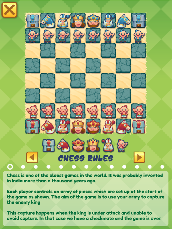Junior Chess Chess Rules Screenshot.