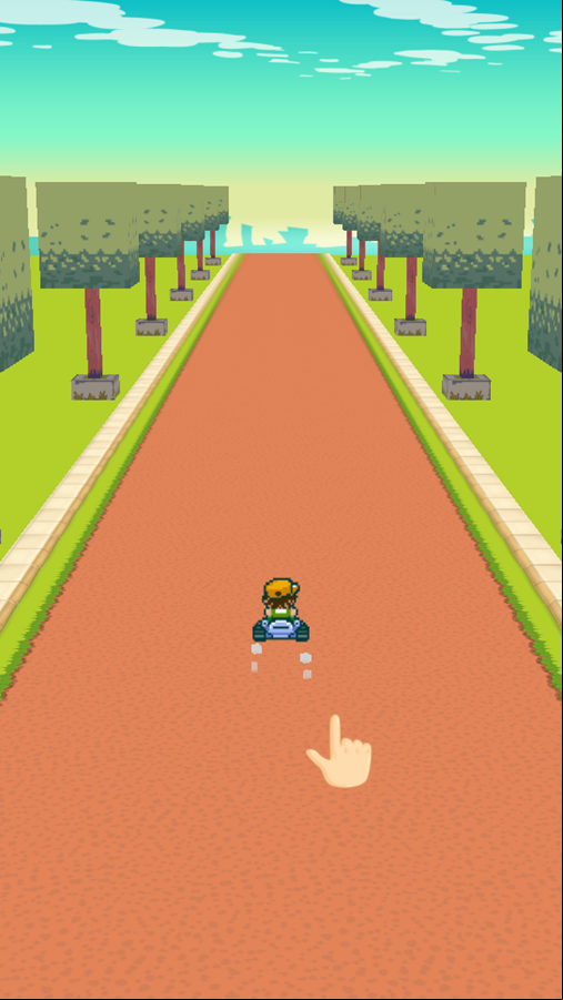 Kart Stroop Challenge Game How To Play Screenshot.