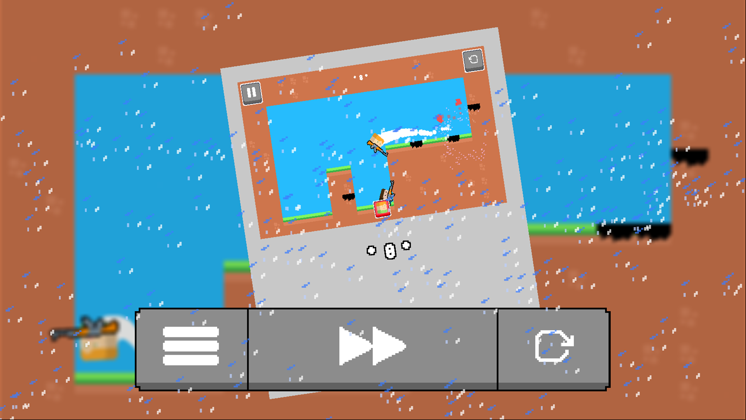 Killer Brothers Shoot Game Level Complete Screenshot.