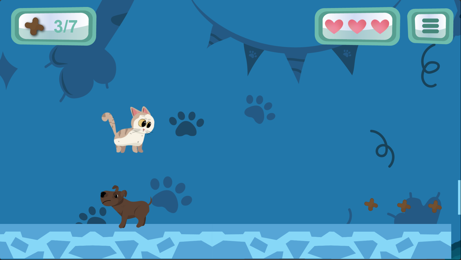 Kitty's World Game Next Level Screenshot.