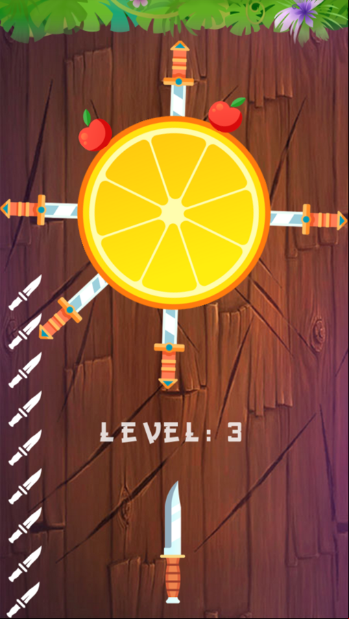Knife Ninja Game Next Level Screenshot.