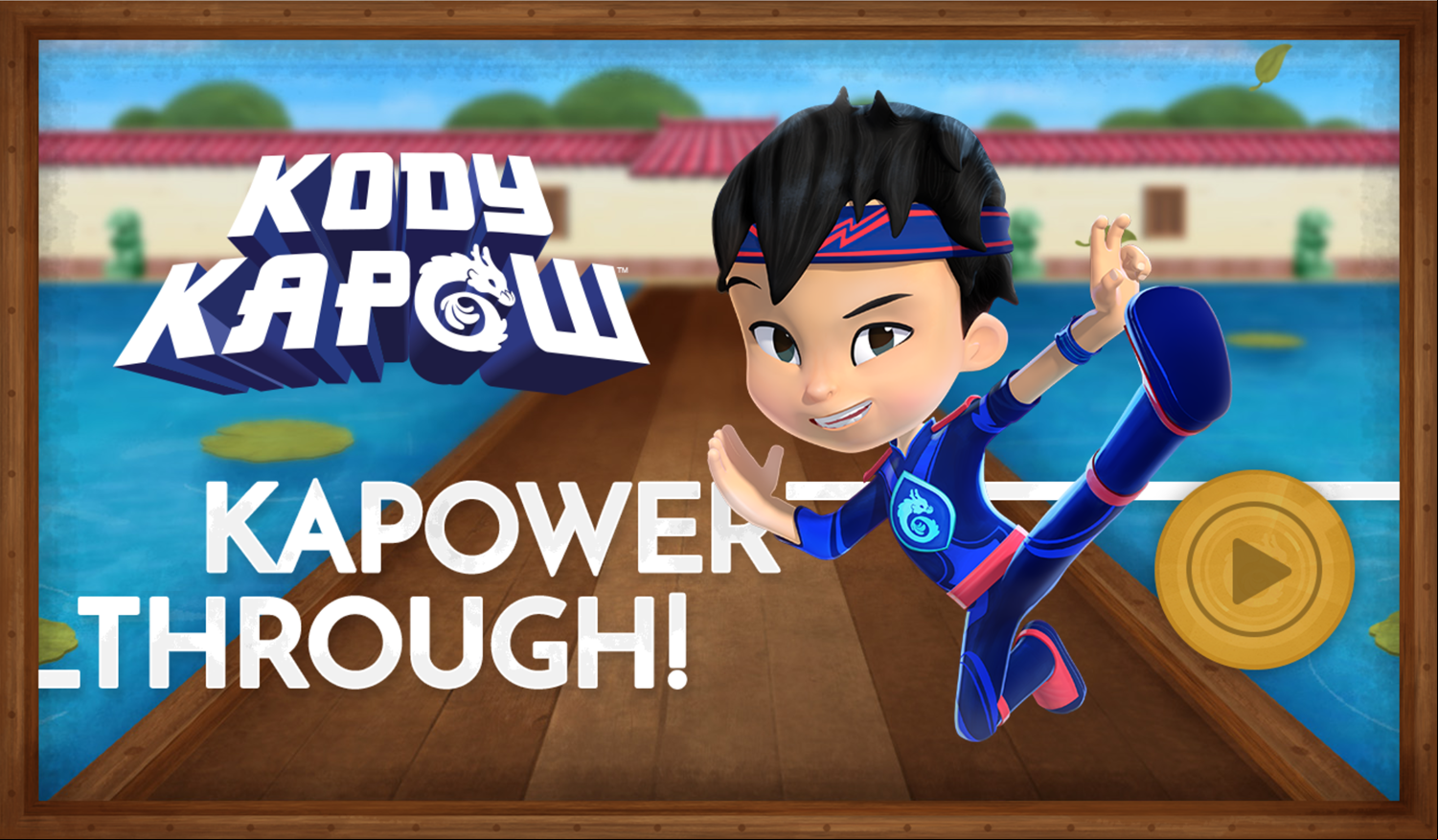 Kody Kapow Kapower Through Game Welcome Screen Screenshot.