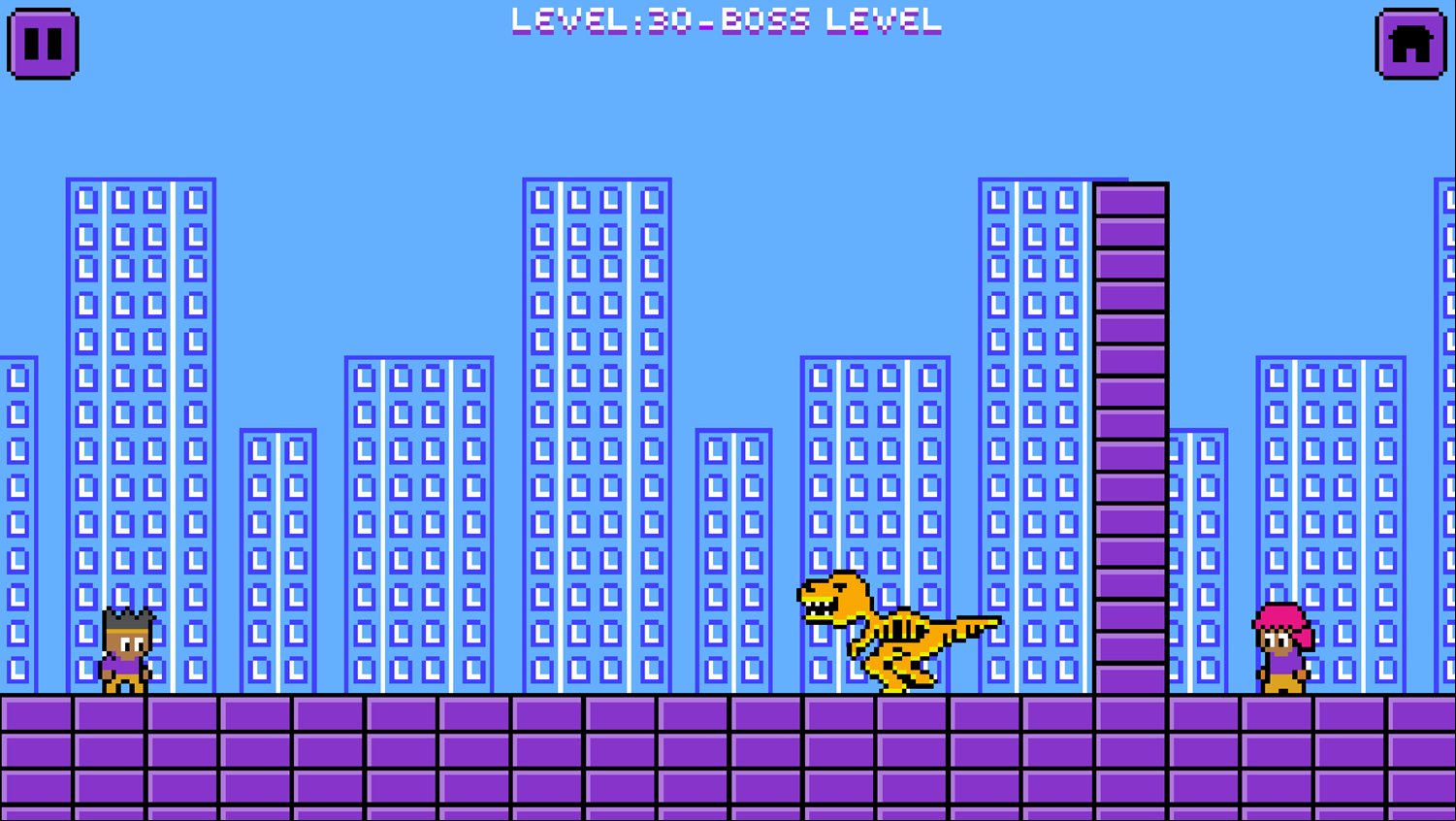 Kofi Adventure Game Boss Level Screenshot.