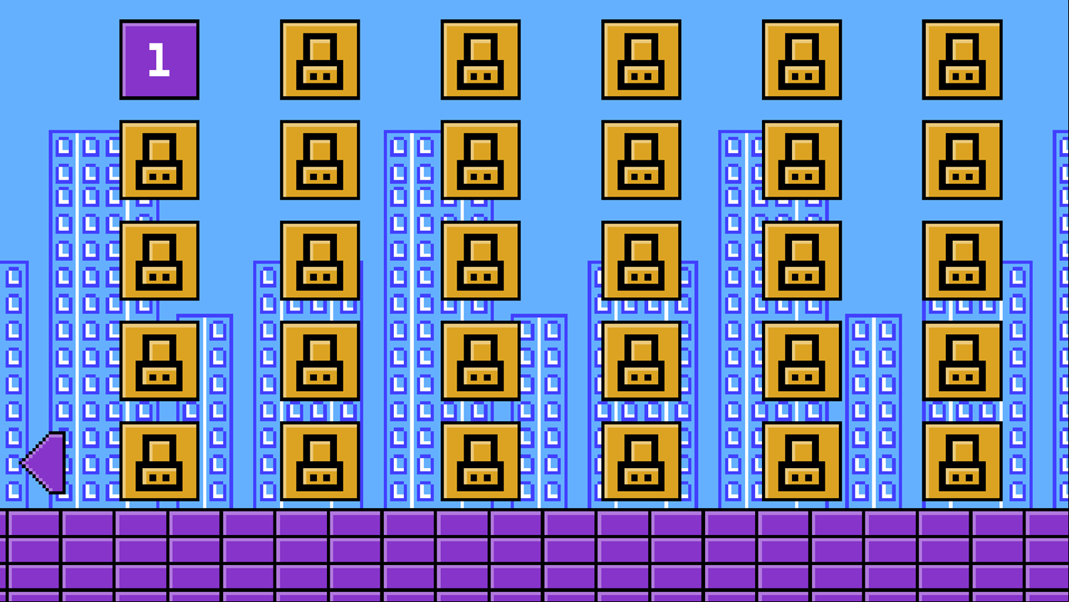 Kofi Adventure Game Level Select Screenshot.