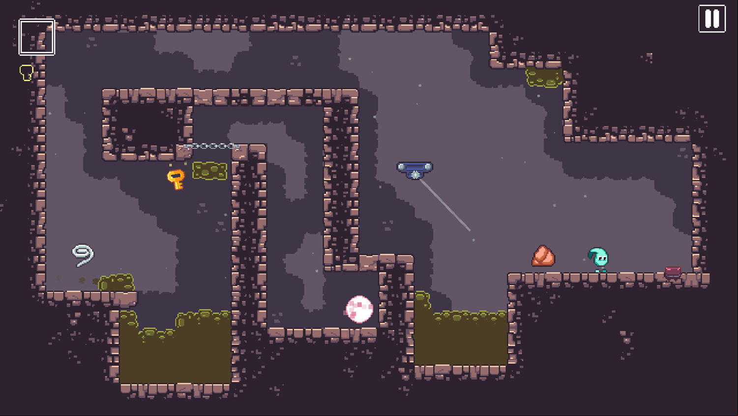 Leaftek and Elemental Power Game Level Progress Screenshot.