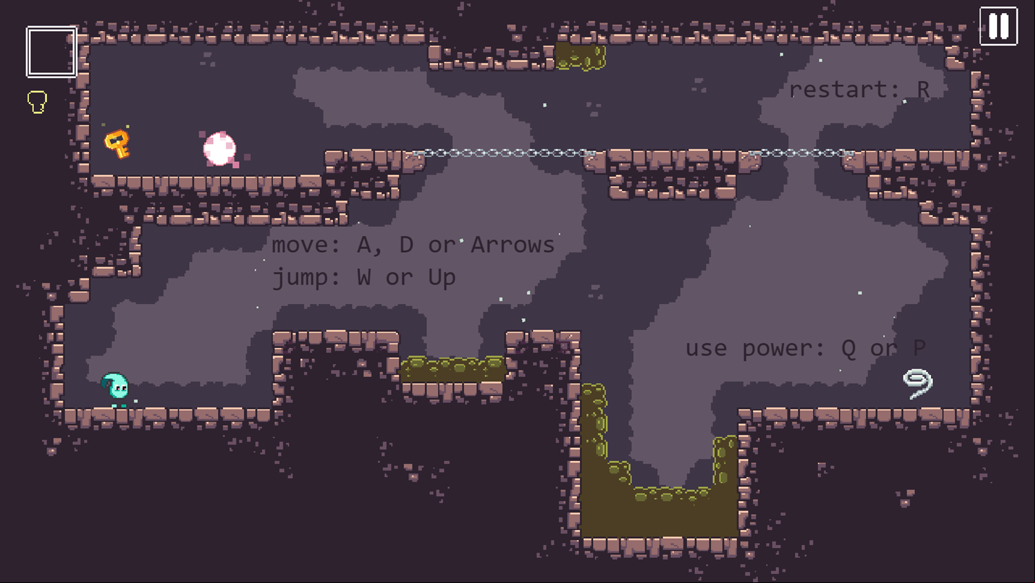 Leaftek and Elemental Power Game Level Start Screenshot.