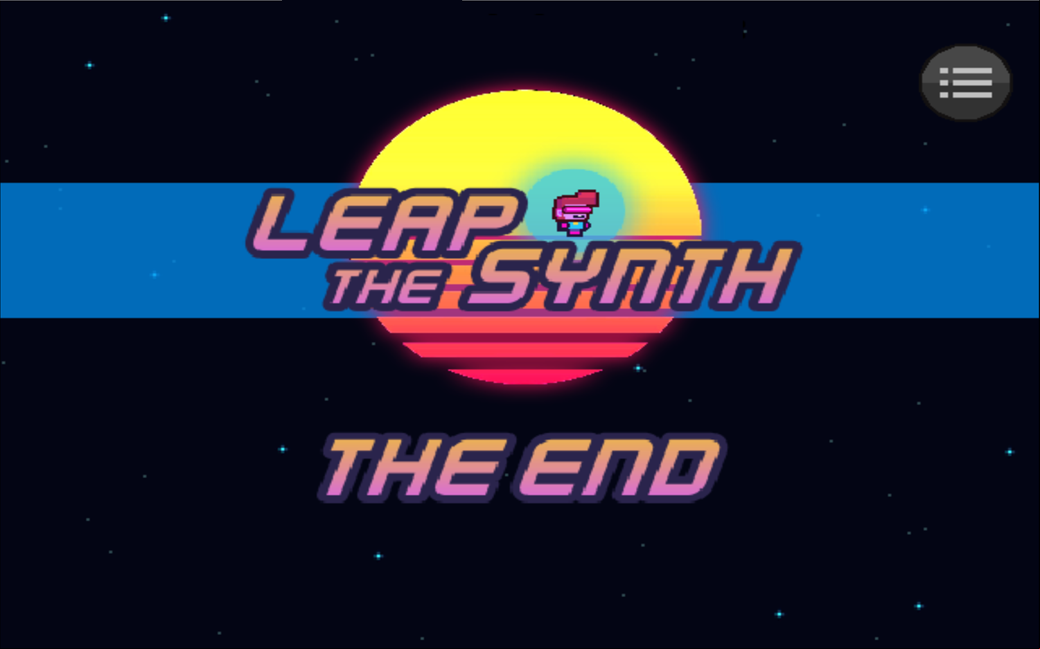Leap the Synth Game Beat Screen Screenshot.