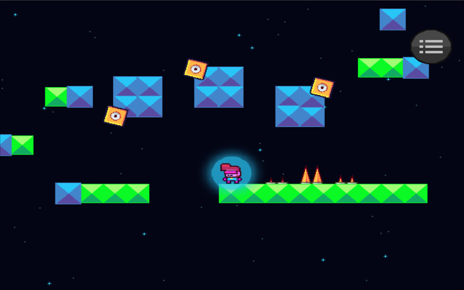 Leap the Synth Game Screenshot.