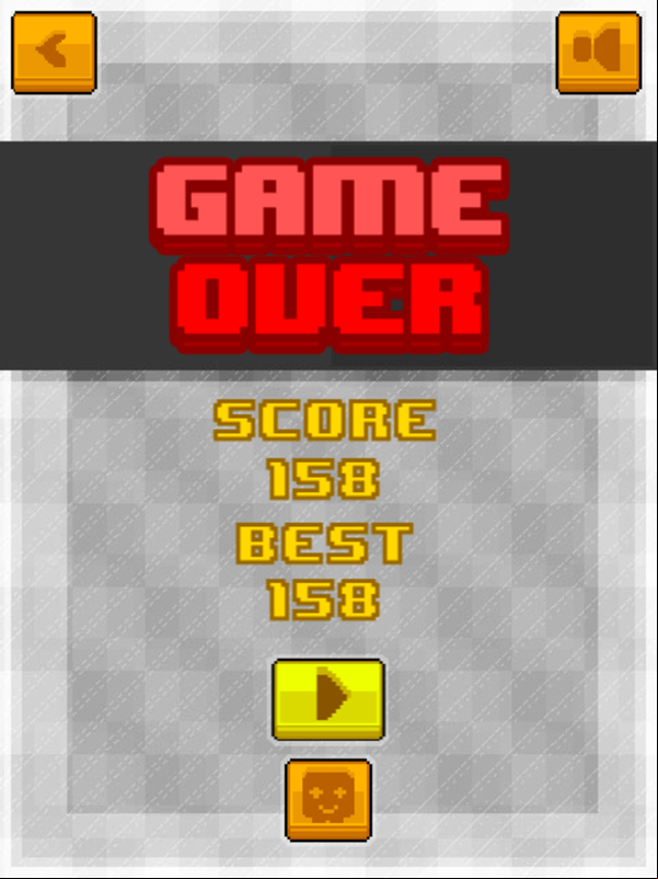 Leave Me Alone Game Over Screenshot.