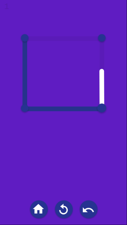 Line Puzzle Game Level Play Screenshot.
