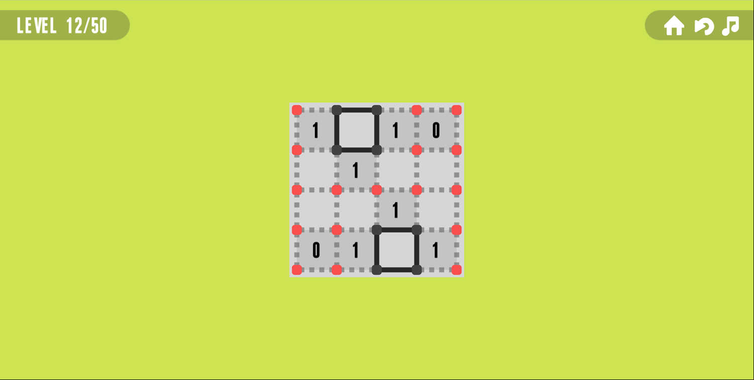 Link Game Level With 2 Loops Screenshot.