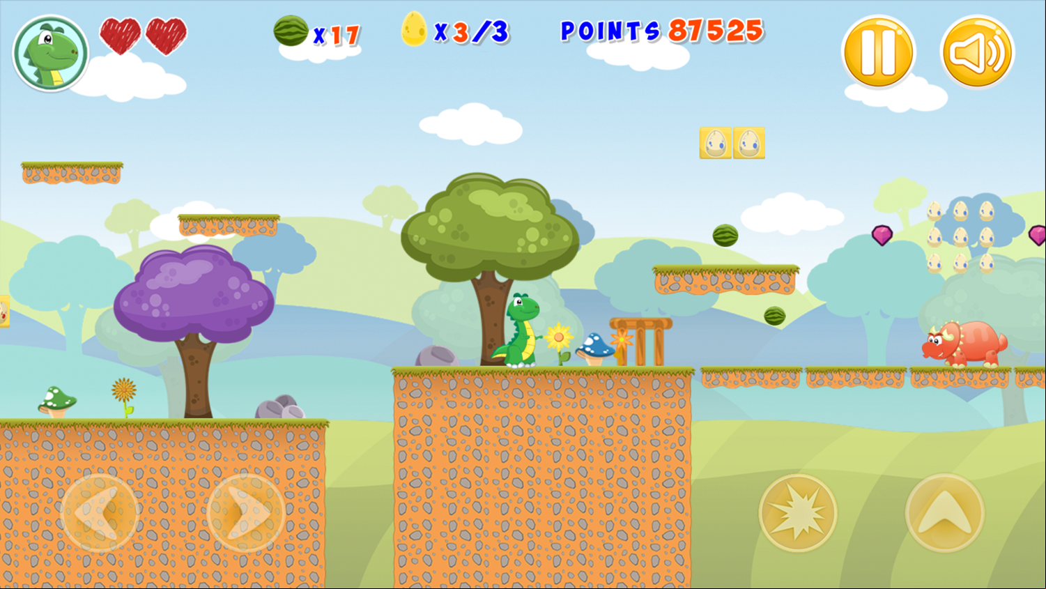 Little Dino Adventure Returns Game Shooting Screenshot.
