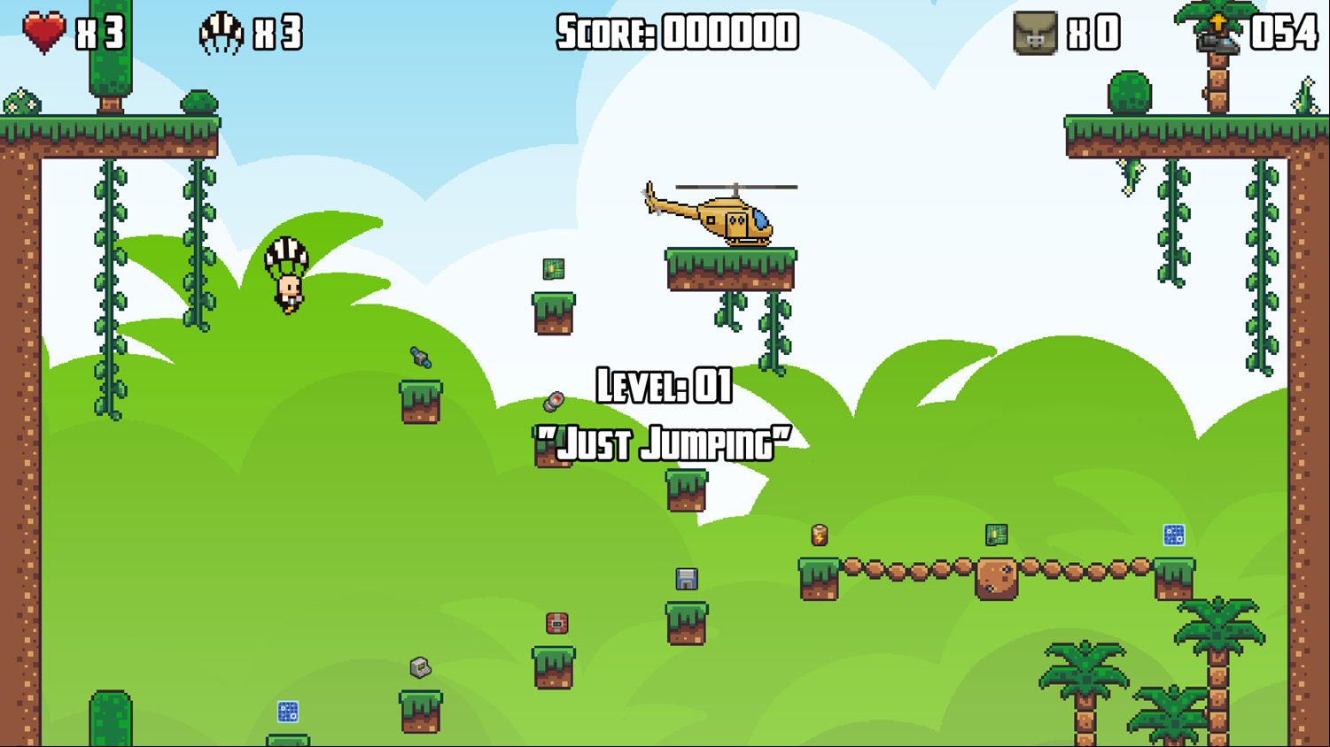 Little Spy Game Level Start Screenshot.