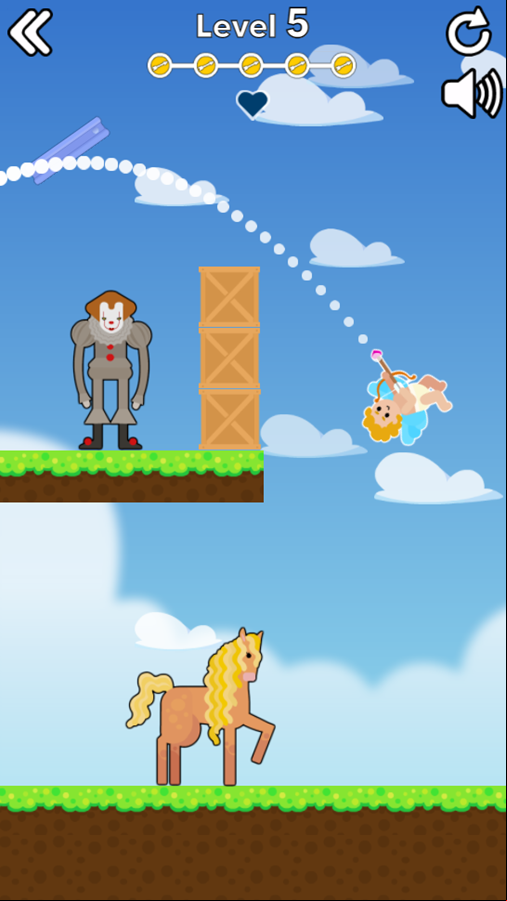Love Archer Game Next Level Screenshot.