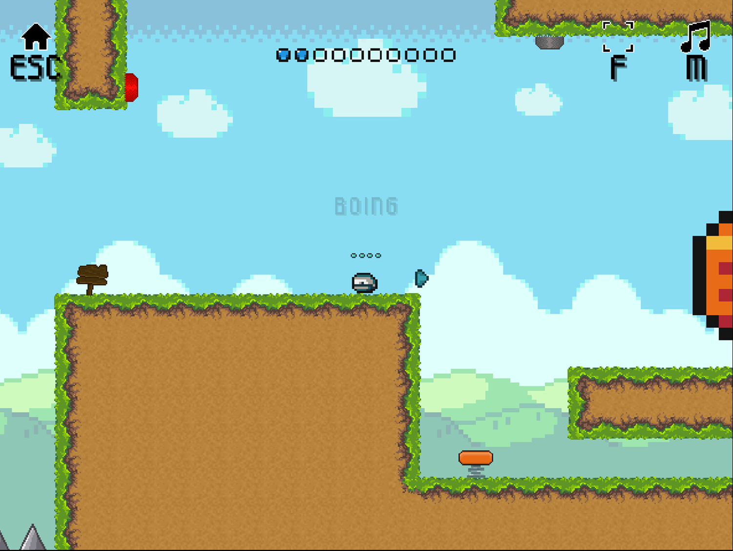 Low's Adventures 3 Game Second Boss Battle Screenshot.