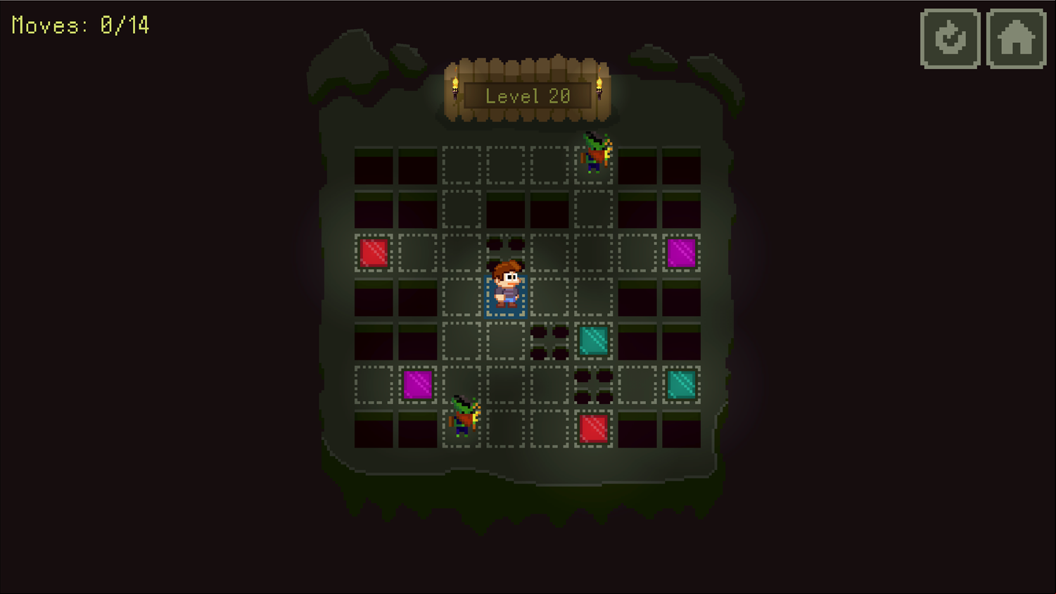 Luman Game Final Stage Screenshot.