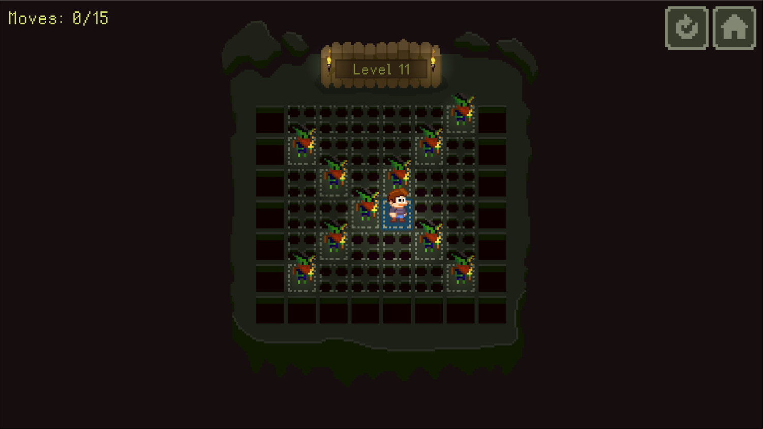 Luman Game Level With Many Spikes & Soldiers Screenshot.