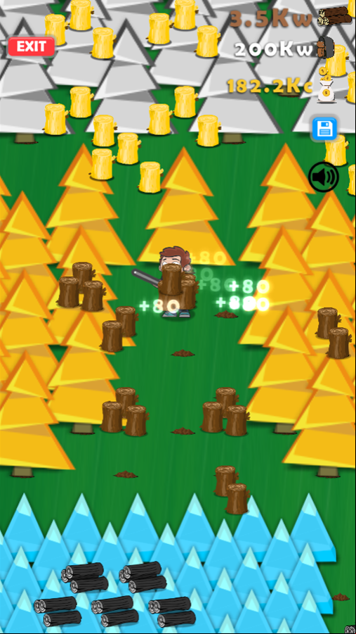 Lumberjack Master Game Screenshot.