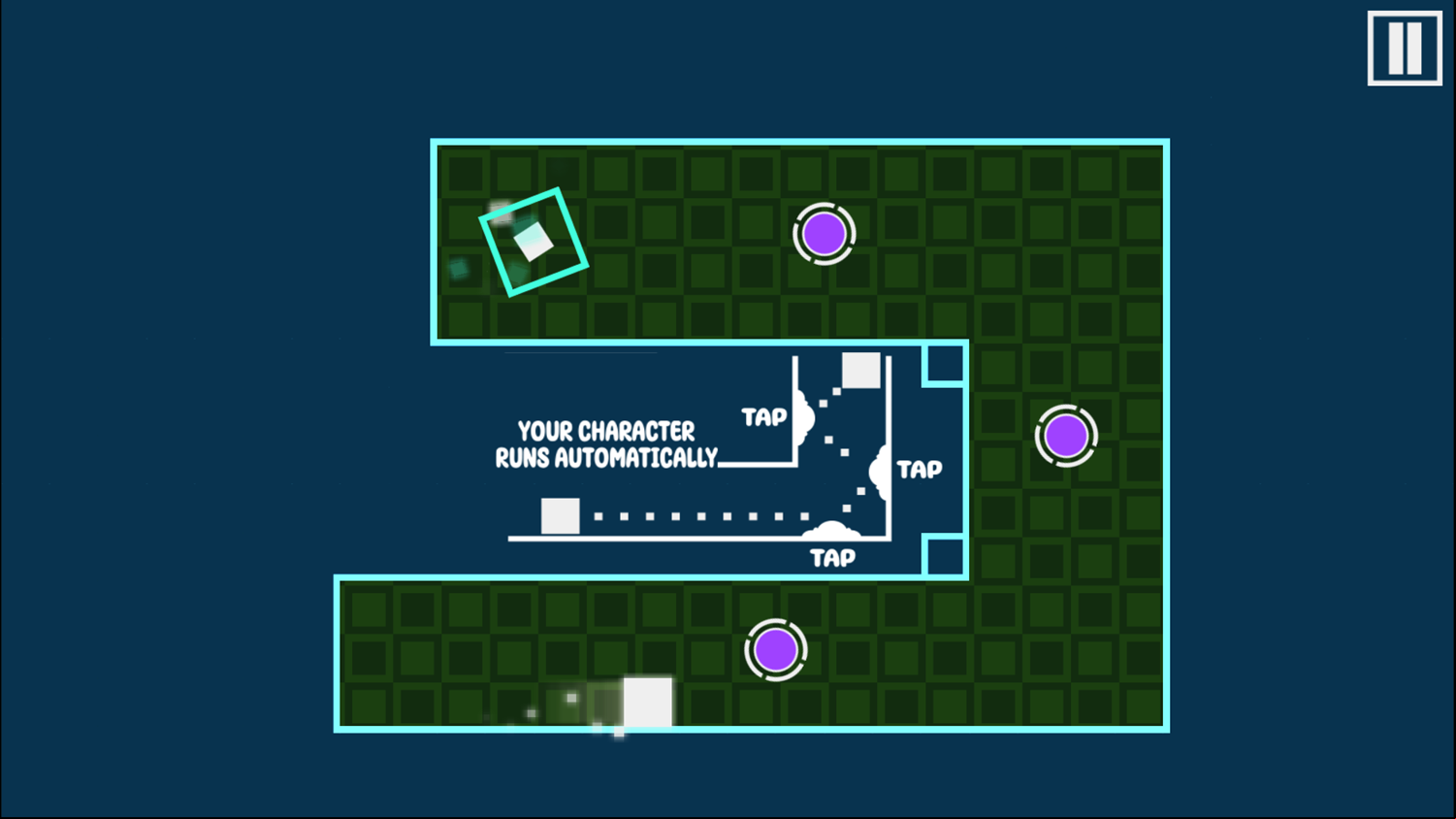 Luminova Game How to Play Screen Screenshot.