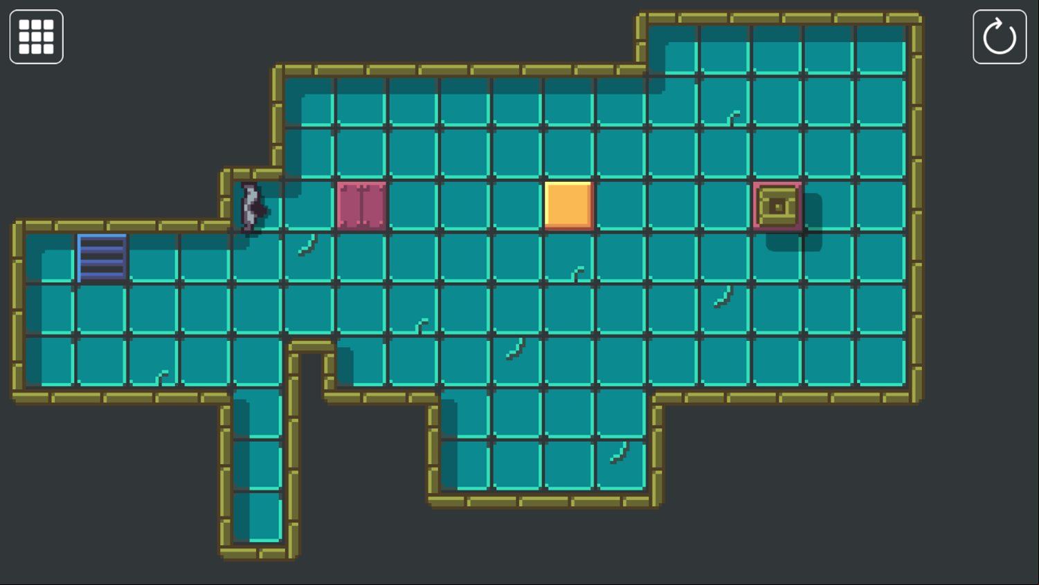 Lynx Stealth Mission Game Level With Push Buttons Screenshot.