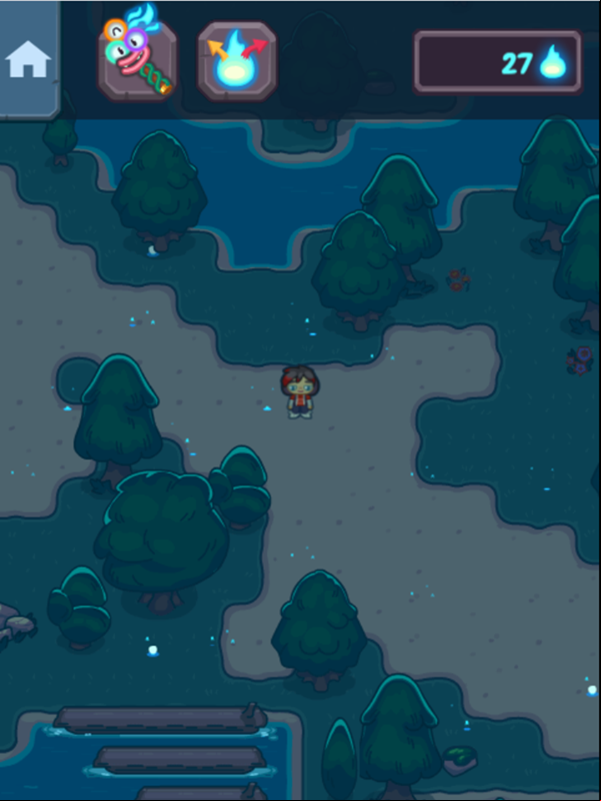 Magikmon Game Overworld Screenshot.