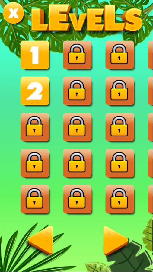 Match by Count Game Level Select Screenshot.