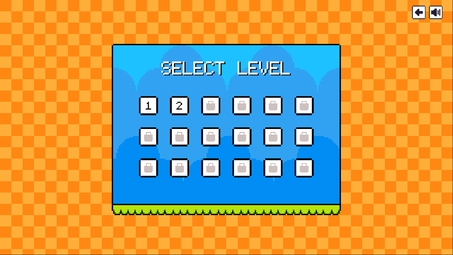Math Duck Game Select Level Screenshot.