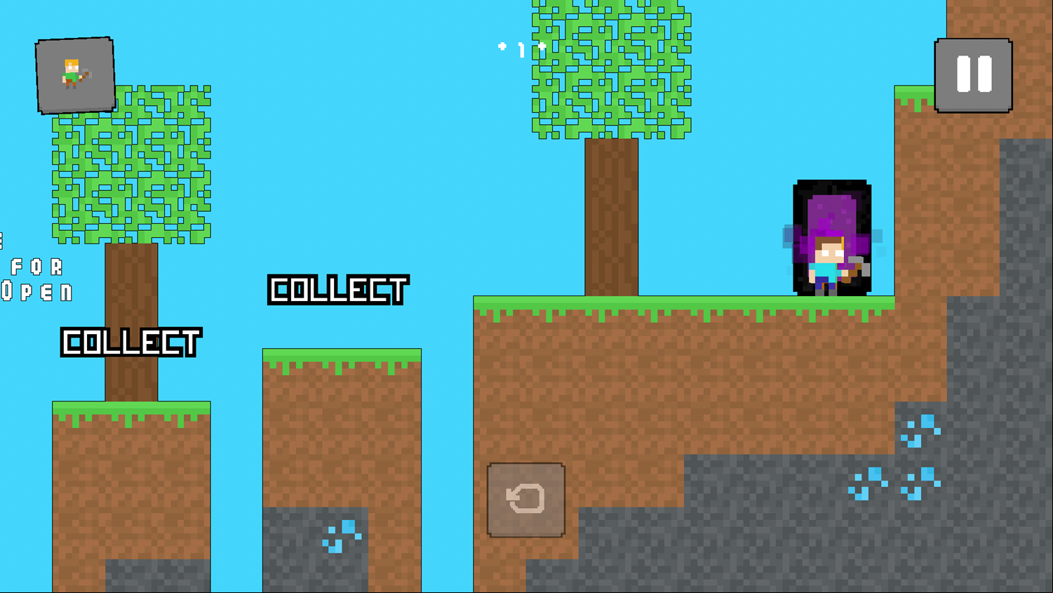 Mc8Bit Game Level Complete Screenshot.