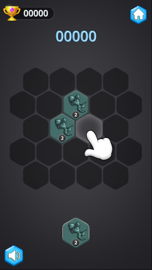 Merge Sea Monsters Game How To Play Screenshot.