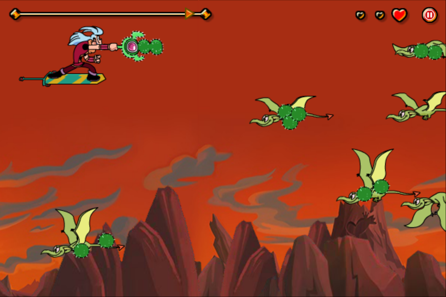 Mighty MagiSwords Hoversword Hustle Game Cactus Magisword Gameplay Screenshot.