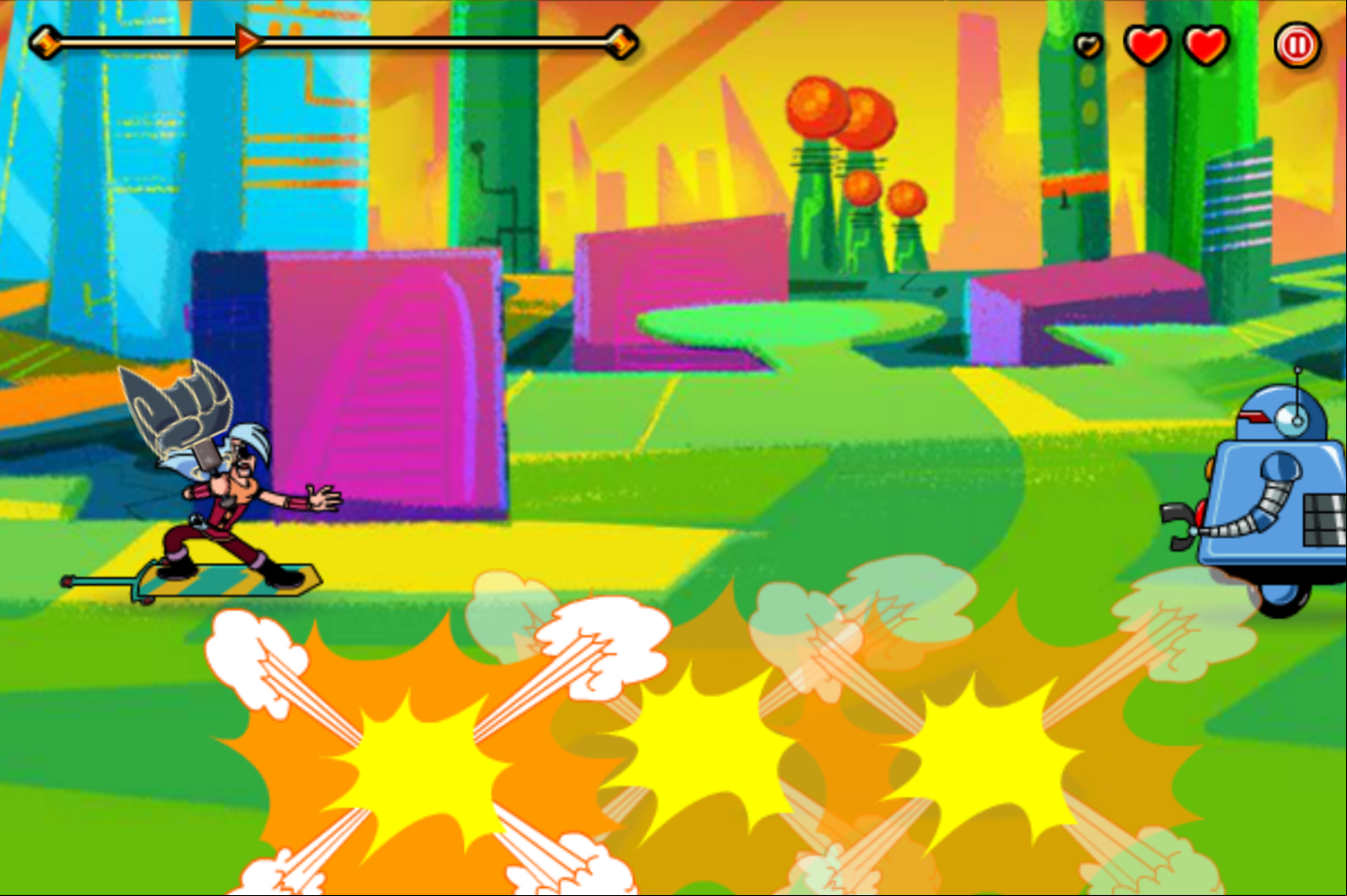 Mighty MagiSwords Hoversword Hustle Game Groundpound Magisword Gameplay Screenshot.