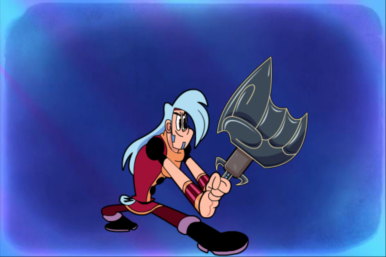 Mighty MagiSwords Hoversword Hustle Game Groundpound Magisword Intro Screenshot.