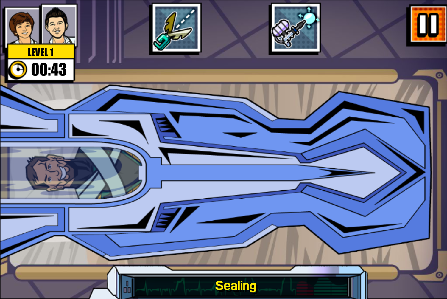 Mighty Med Heroic Healers Game Hero Healed Screenshot.