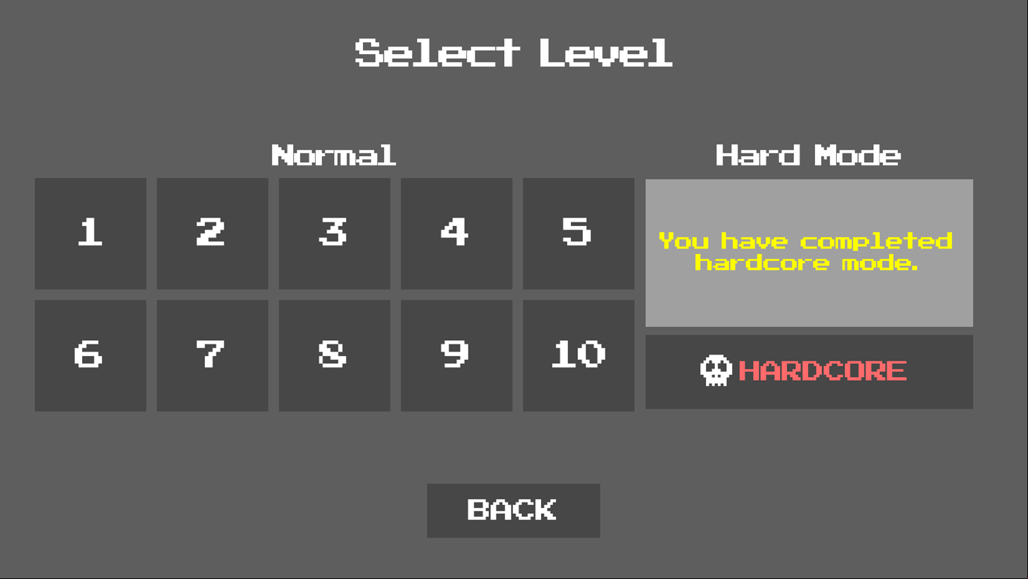 Minimal Memory Game Beat Screen Screenshot.