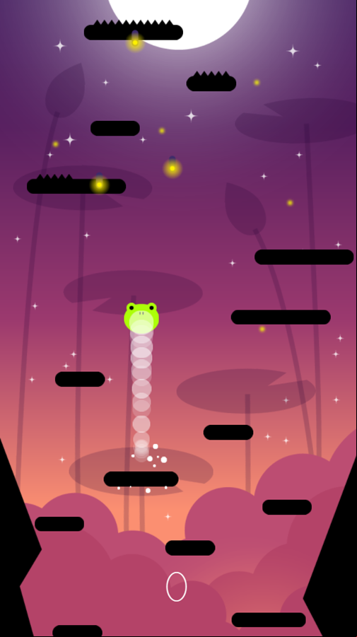 Moonlight Jump Game Start Screenshot.