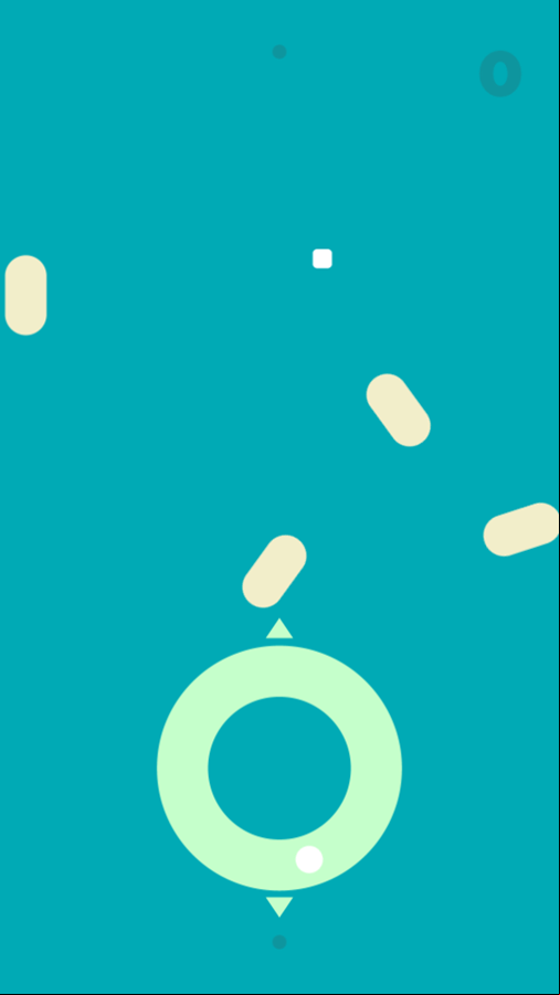 Moving Chaotic Spin Game Start Screenshot.