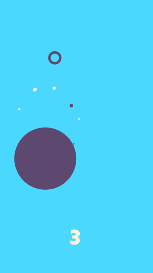 Moving Spheres Game Play Screenshot.