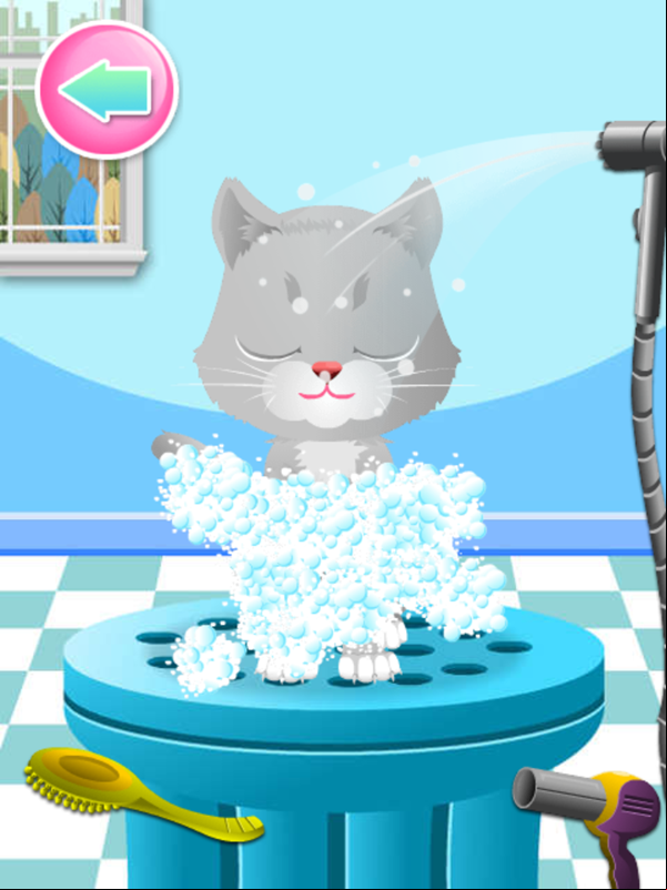 My Pet Spa Game Bathe Pet Screenshot.