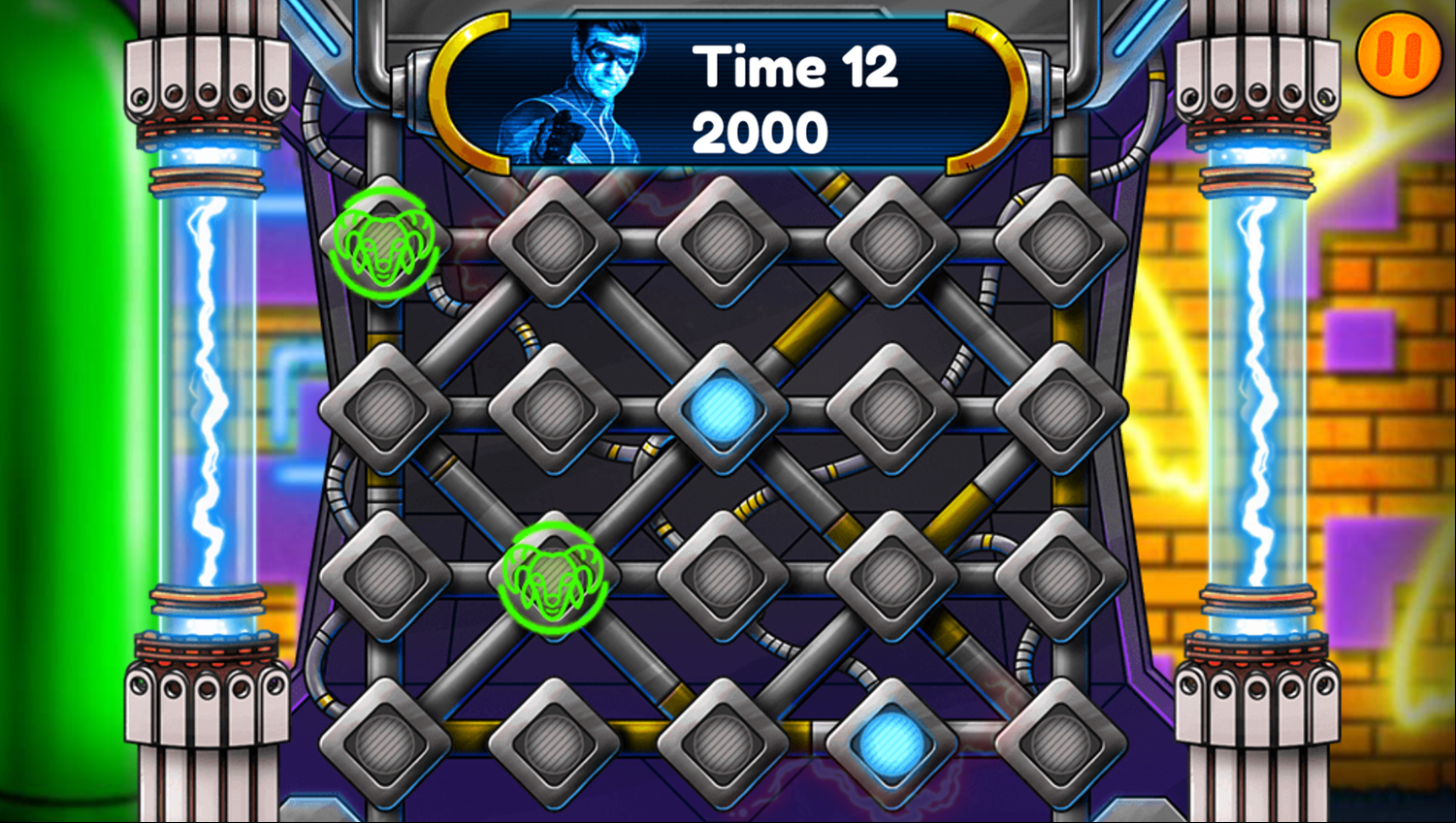 Nick Arcade Game Stage Select Danger Lasers Screenshot.
