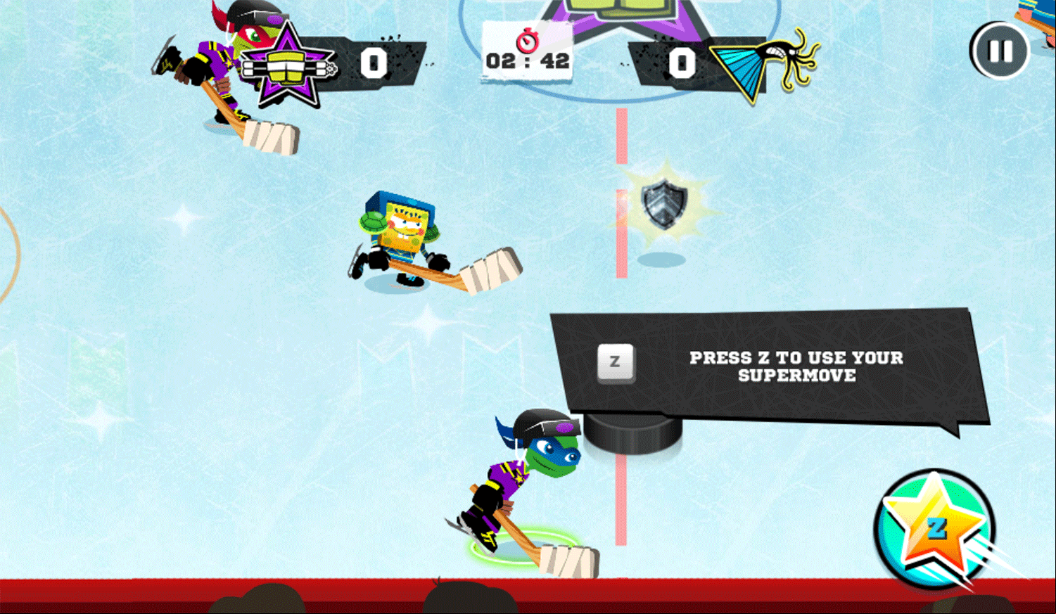 Nick Hockey Stars Instructions Screenshot.