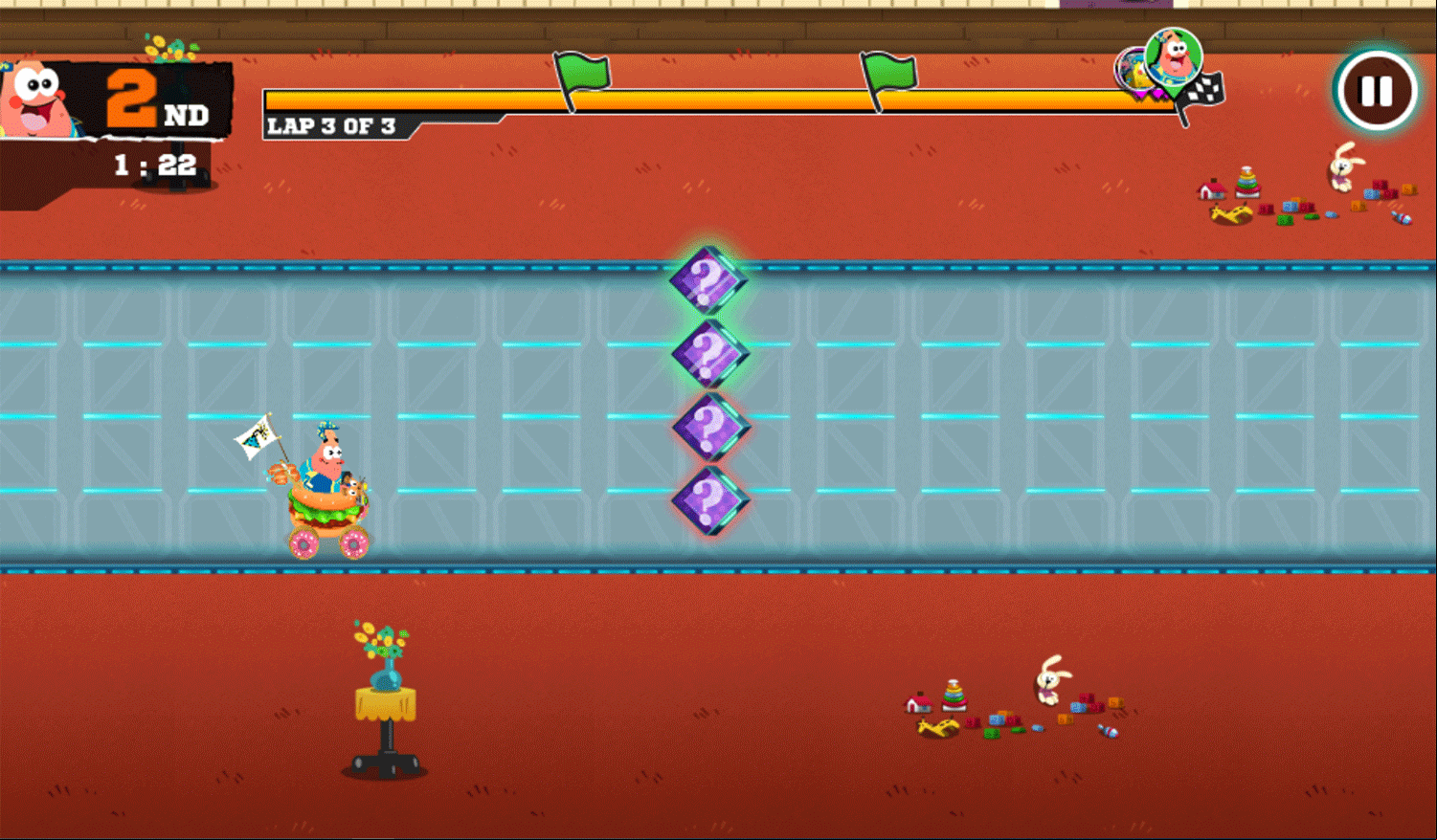 Nick Racing Stars Result Screenshot.